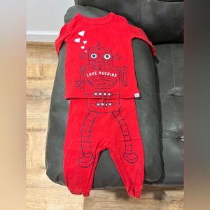 Valentines Day PJs 6-12 month old